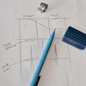 Formation en présentiel modélisme construction du gilet homme sur mesure