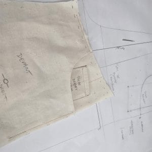 Cours spécial Poche quart de rond (jean)