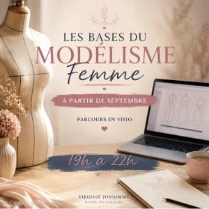 FORMATION bases du modélisme femme en visio sur 10 mois